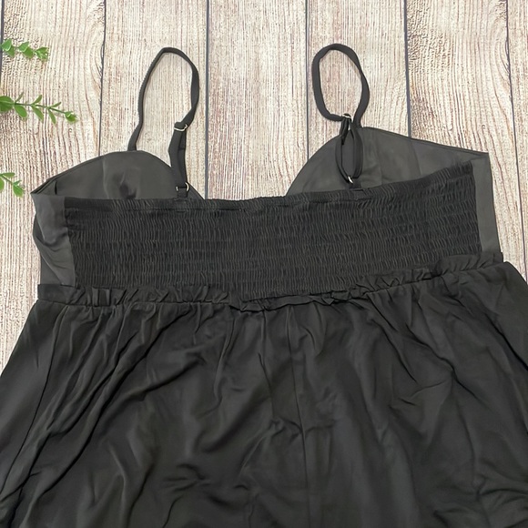 🌸 Clearance! 🌸 Forever 21 High Low Black Spaghetti Strap Dress Size S - Picture 6 of 9